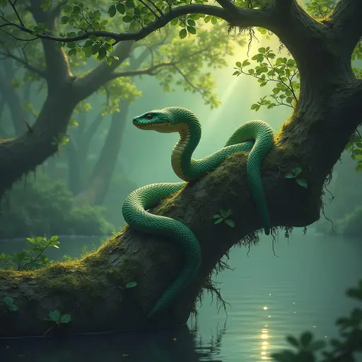 Snake in a Tree