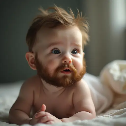 Bearded Baby Boy