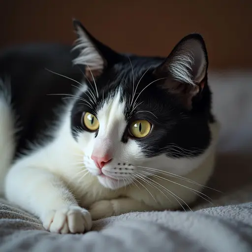 Black and White Cat