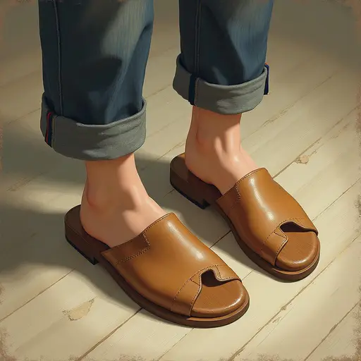 Wooden Slipper