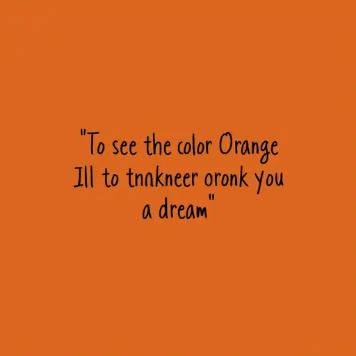 Orange color